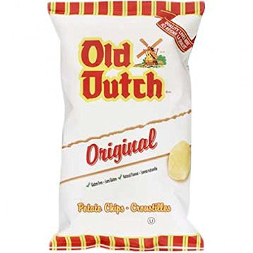 Old Dutch Original Potato Chips, One Large Bag, {Imported from Canada}