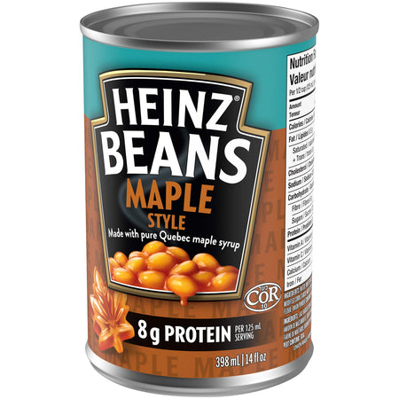 Heinz Maple Style Beans, 398ml/14.0 Fluid Ounces {Imported from Canada}