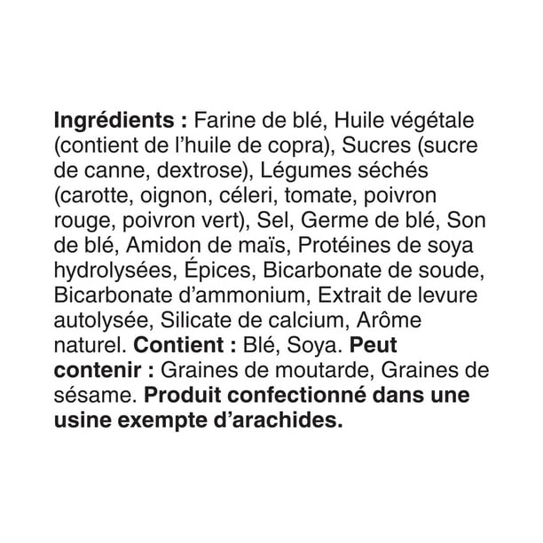 Dare Breton Garden Vegetable Crackers, 200g/7 oz. Box {Imported from Canada}