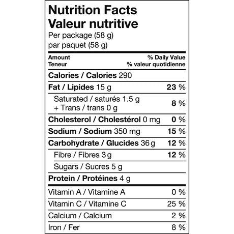 Ruffles Double Crunch Ketchup Potato Chips, 58g/2 oz., {Imported from Canada}