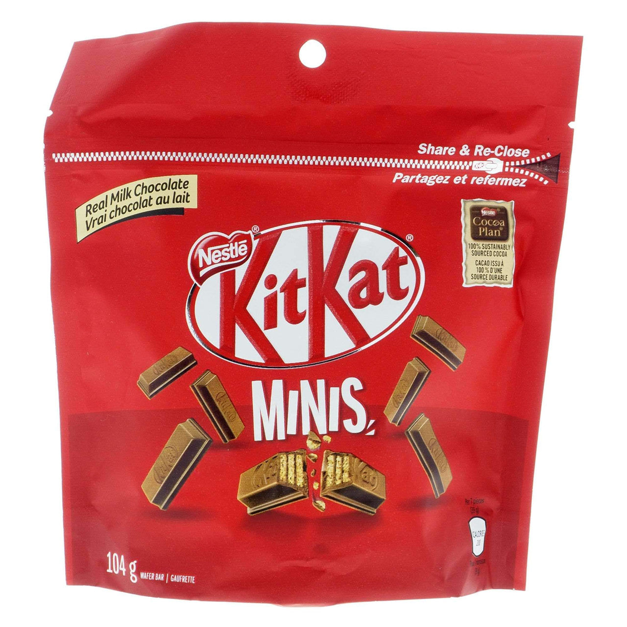 NESTLE KIT KAT Minis Pouch, 104g/3.7 oz., {Imported from Canada}