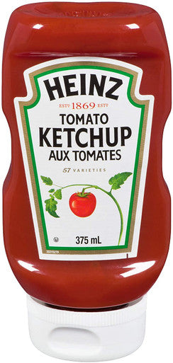 Heinz Tomato Ketchup, (375mL/12.7 fl. oz.), (Pack of 12) {Imported from Canada}