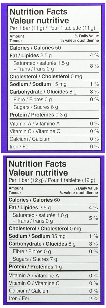 Cadbury Fun Treats Chocolate, 45 count- Wunderbar, Mr. Big, Caramilk, Crispy Crunch {Imported from Canada}