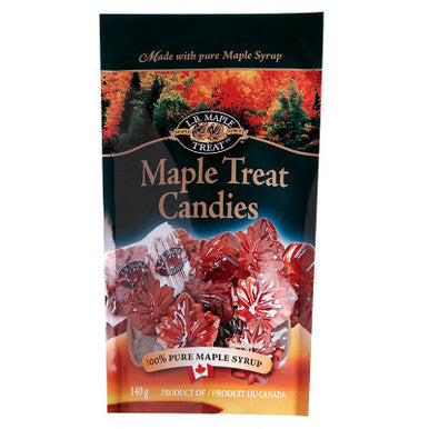 LB Maple Treat Hard Leaf Shaped Candy, 140g/ 5 oz., 2pk.,{Imported from Canada}