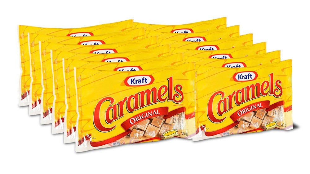 Kraft Original Caramels Candy, 340g/12 oz., (12pk) {Imported from Canada}