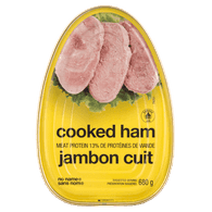 No Name Canned Cooked Ham, 680g/24 oz, {Imported from Canada}