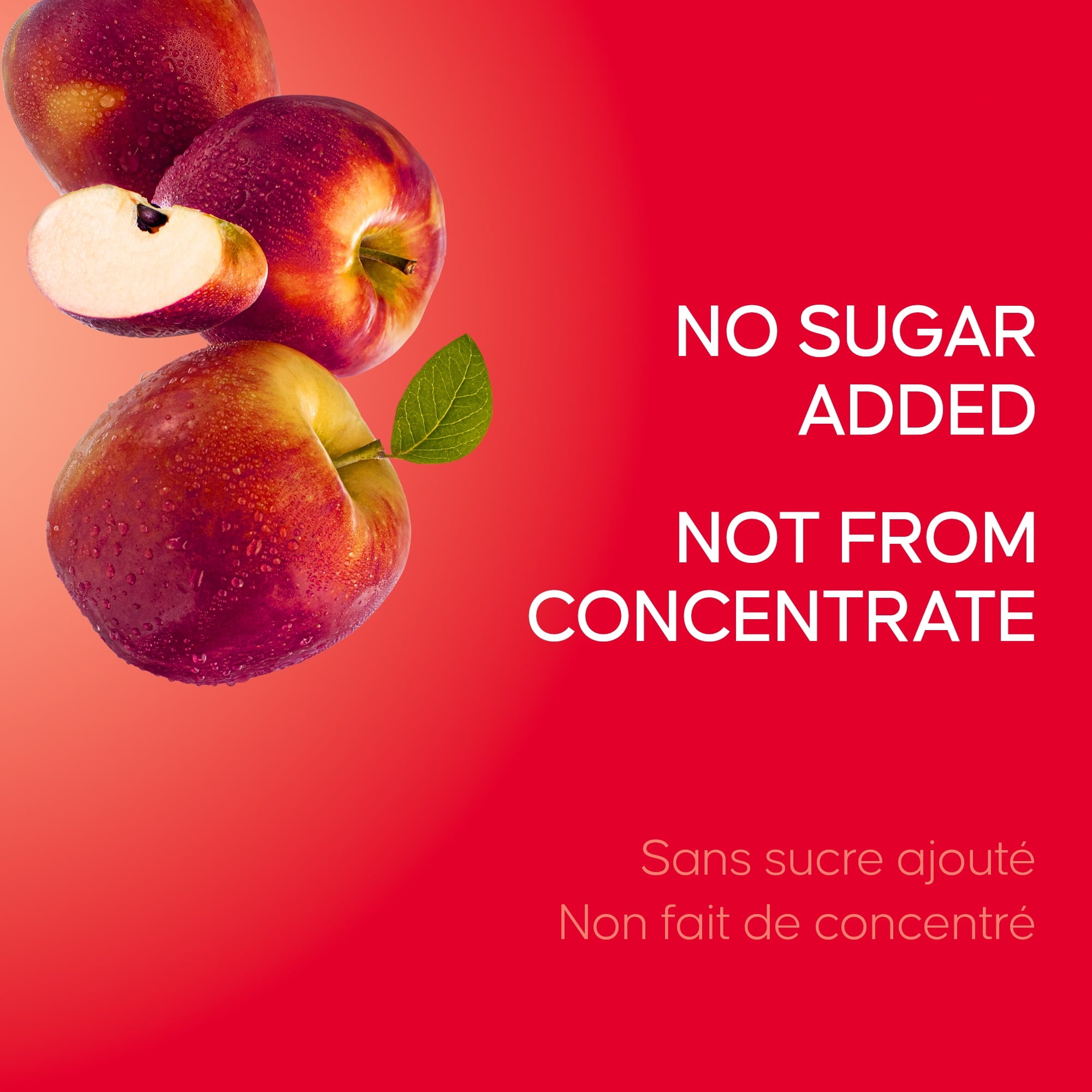 SunRype Fruit Juice, Ambrosia, No Sugar Added label