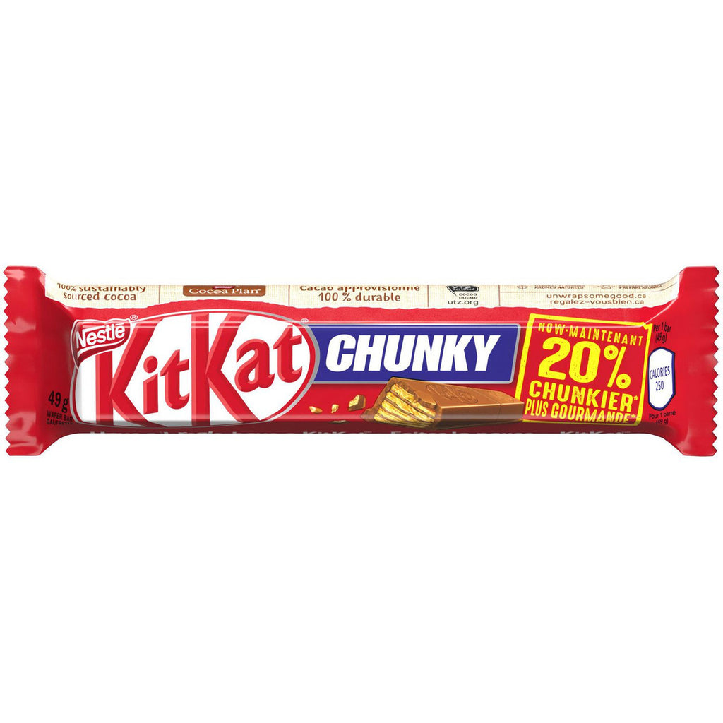 Kit Kat Chunky Original -  (48g x 6 Bars) {Imported from Canada}