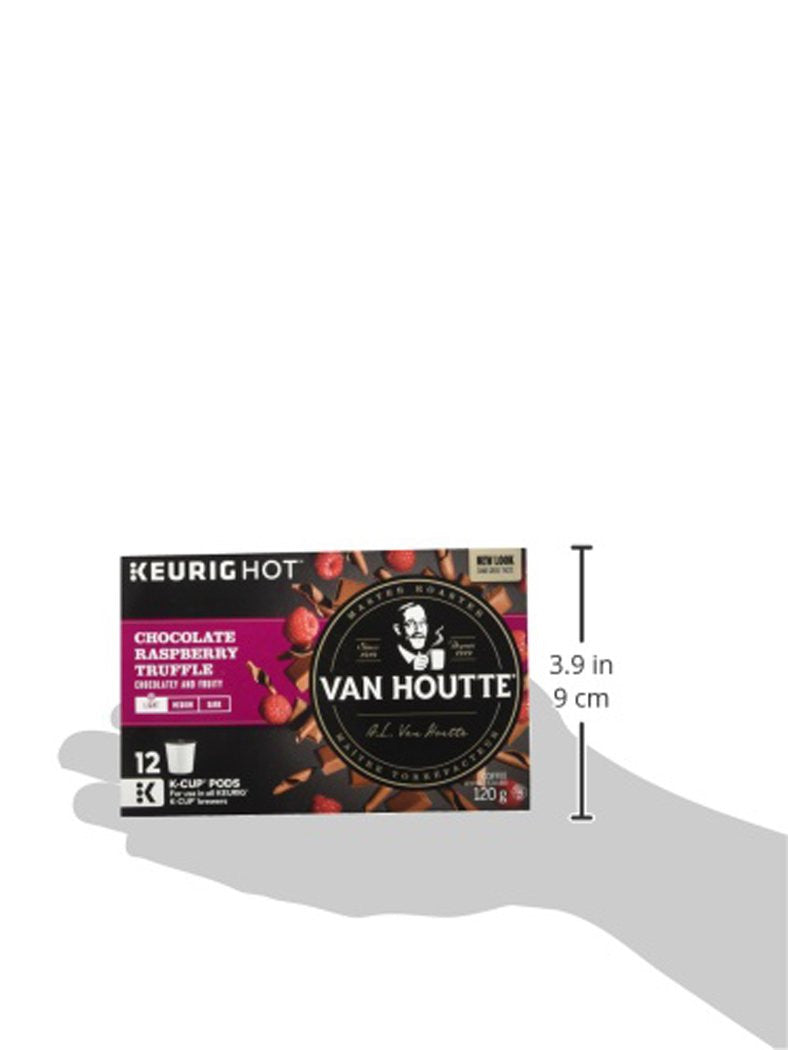 Van Houtte Chocolate Raspberry Truffle Single Serve Keurig, 12 Count {Imported from Canada}
