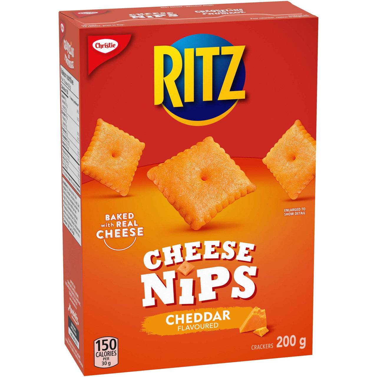 Name Ridz Christie Ritz Cheese Nips Crackers, 200g/7.1 oz