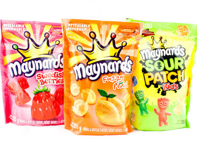 Maynards Bundle of 3 Bags of Candy 355g/12.5oz./bag (Imported from Canada)