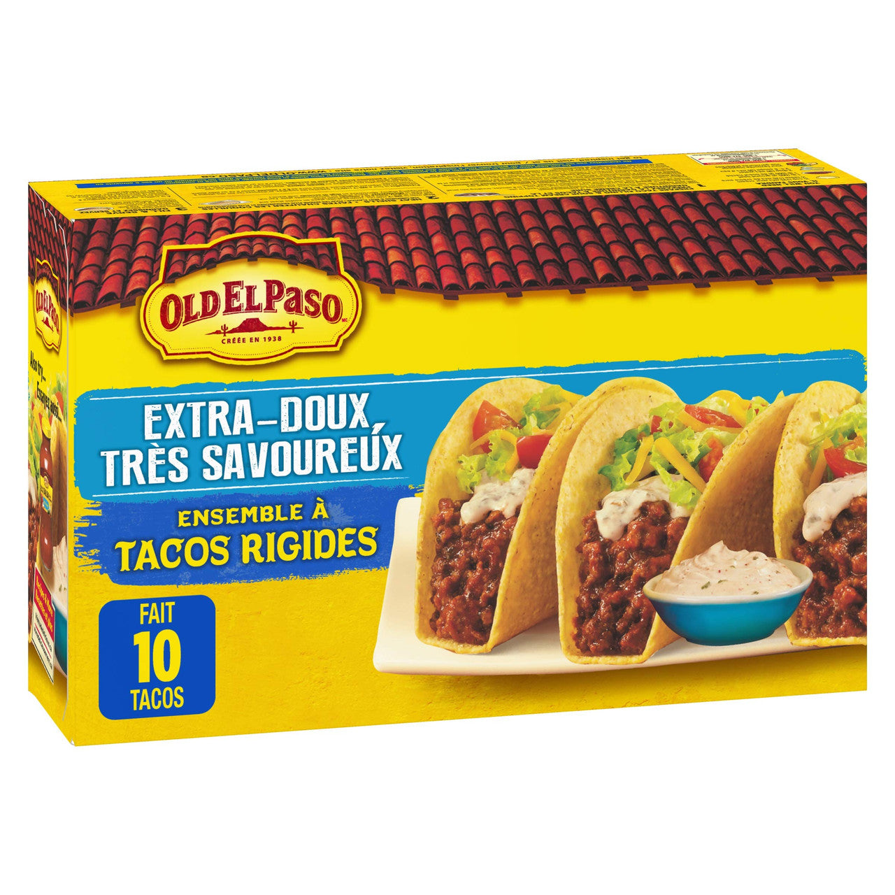 Old El Paso Hard Taco Extra Mild Super Tasty Dinner Kit , 330g/11.6 oz., {Imported from Canada}