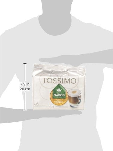 Tassimo Nabob Latte - 16 T Discs - 8 Espresso/8 Milk {Imported from Canada}