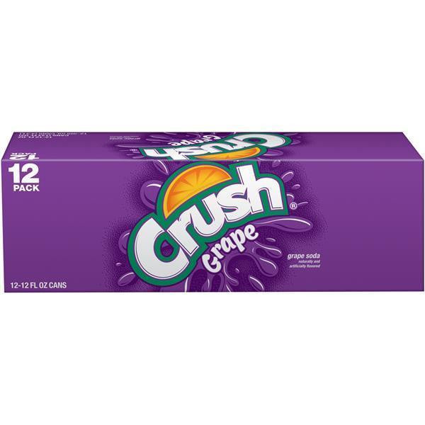 Crush Grape Drink Cans 355ml 12floz  (12pk) {Imported from Canada}