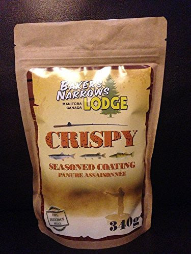 Bakers Narrows Lodge Crispy Fish Seasoned Coating 340g  {Imported from Canada}