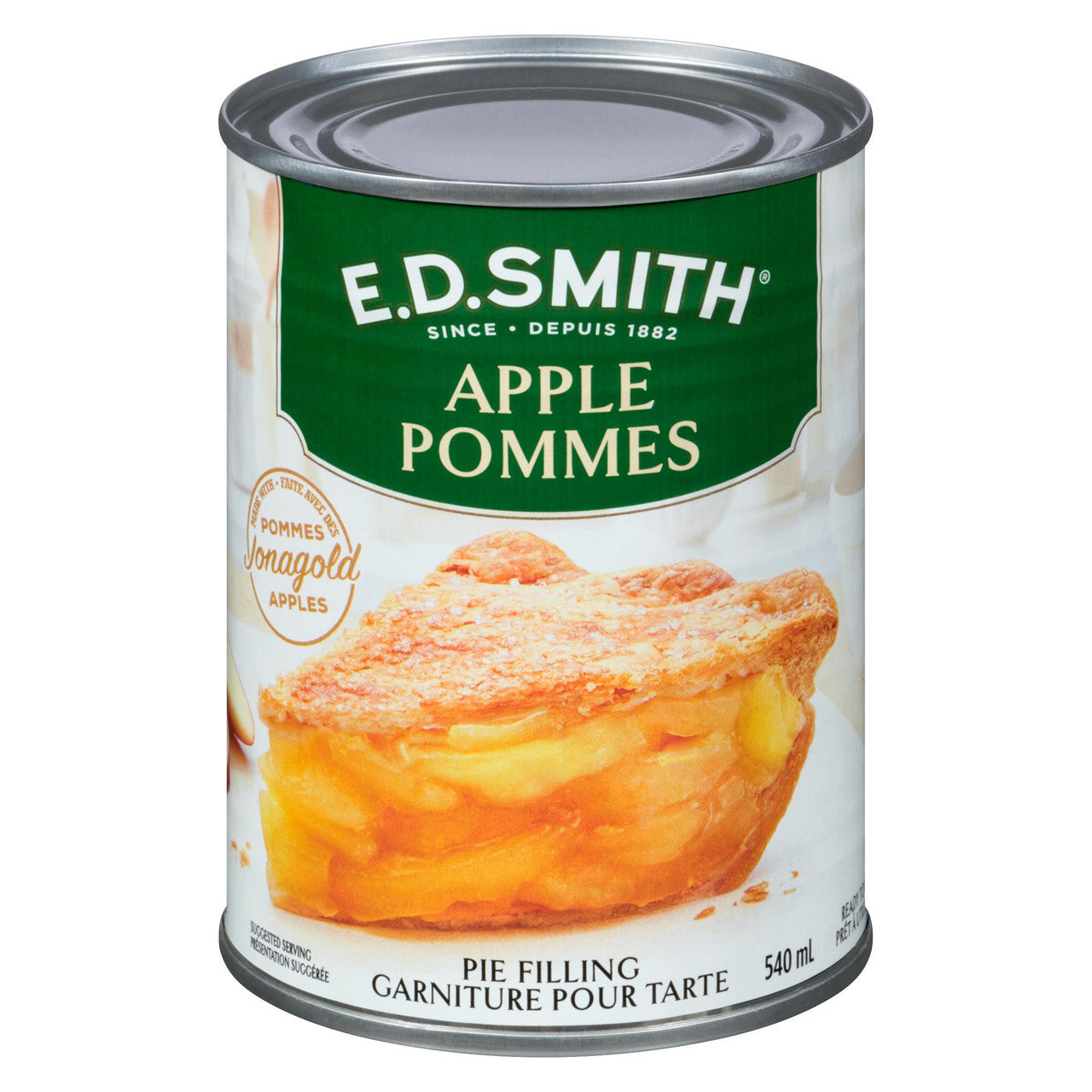 E.D. Smith Apple Pie Filling, 540mL/18.9 oz. Can {Imported from Canada}