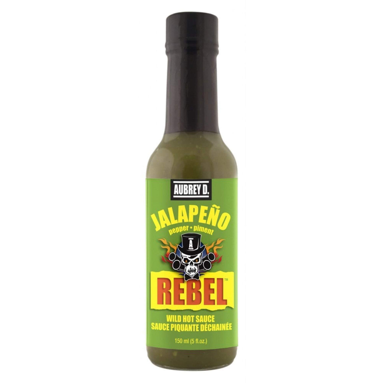 Aubrey D. Jalapeno Hot Sauce, 150ml/5.1 fl. oz., {Imported from Canada}