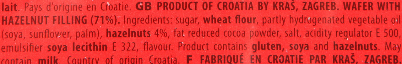 Napolitanke Hazelnut Wafers 330g/11.6oz {Imported from Canada}