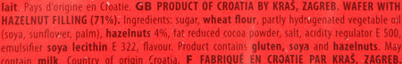 Napolitanke Hazelnut Wafers 330g/11.6oz {Imported from Canada}