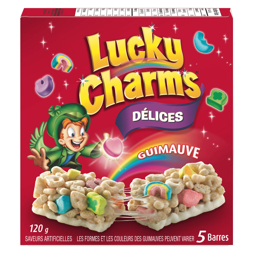 Lucky Charms Treats Bars, 5-Count, 120 Gram {Imported from Canada}