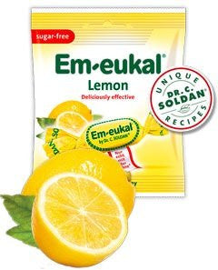 Em-eukal Sugar-Free Lemon Candy 50g/1.8oz., {Imported from Canada}