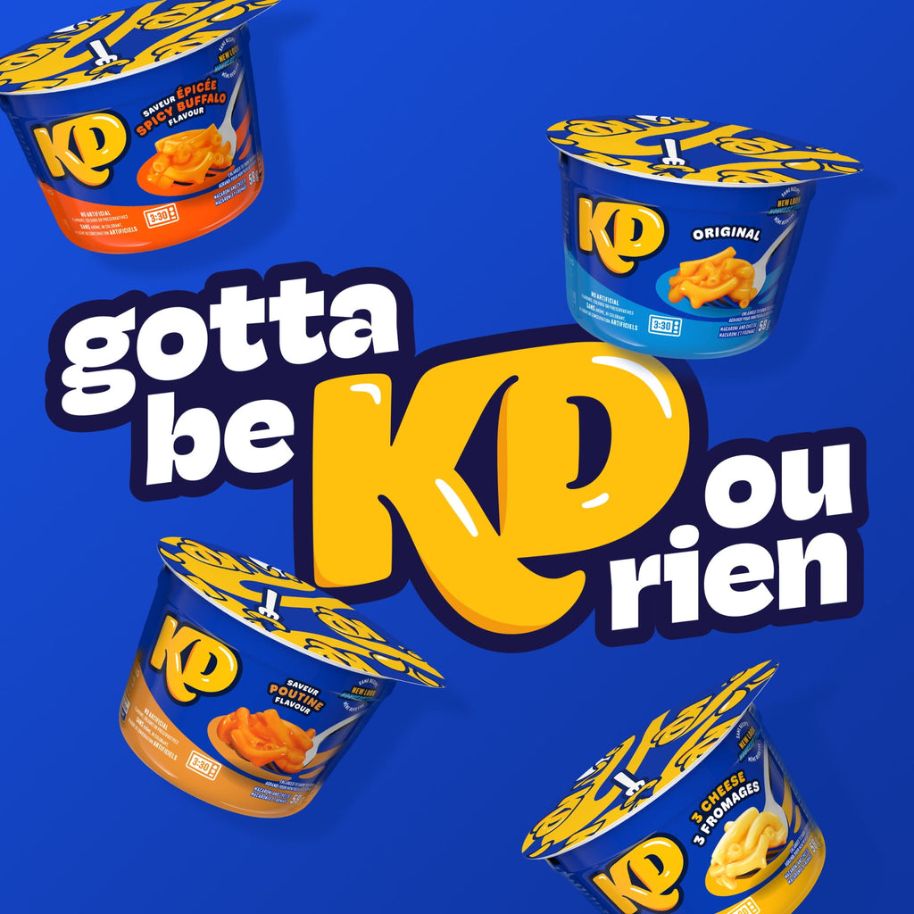 KD Kraft Dinner Poutine Flavor Snack Cups – 58g (2 oz) - Gotta Be KD