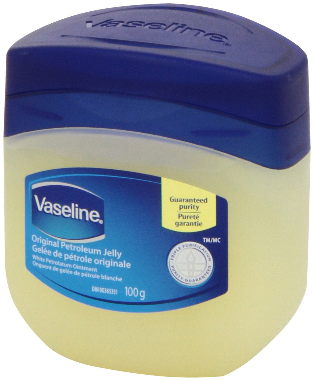 Vaseline Original Petroleum Jelly, 100g/3.5 oz., (Imported from Canada)