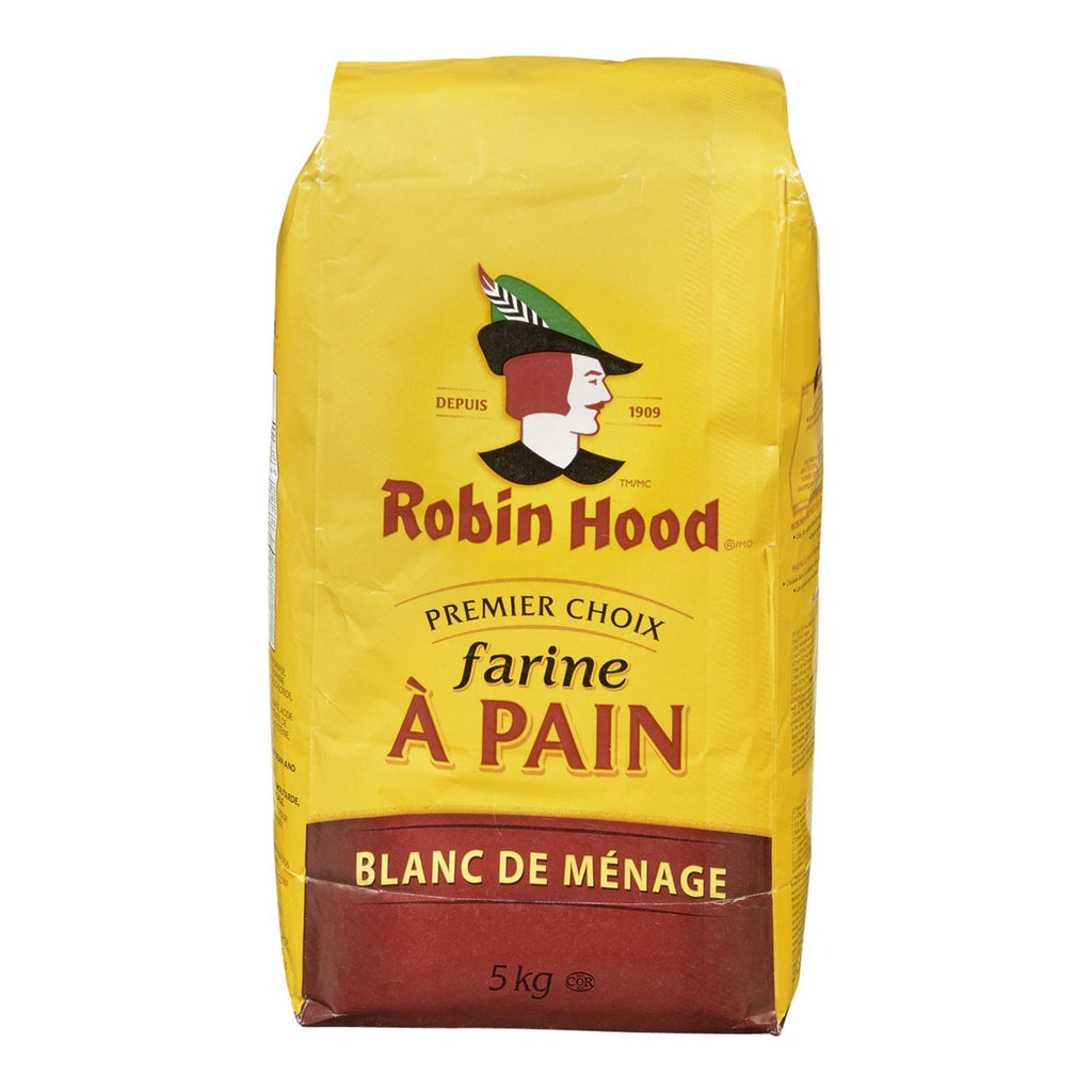 Robin Hood, Best For Bread, Homestyle White Flour, 5kg/11lbs, {Imported from Canada}