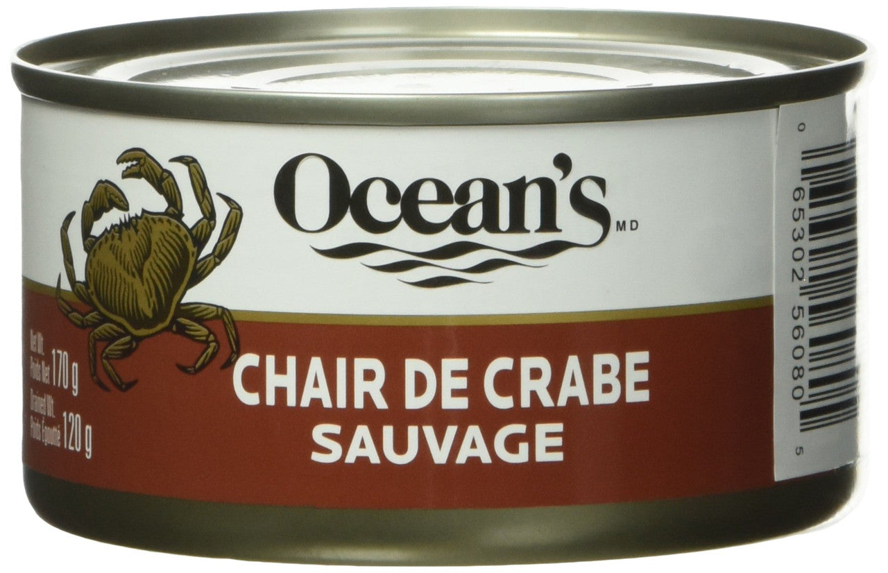Ocean's Crabmeat with Leg meat in Water 24-Count {Imported from Canada}