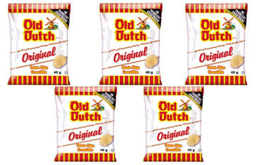 Old Dutch Original Potato Chips (5 Bags x 40g/ 1.4oz) Bundle {Imported from Canada}