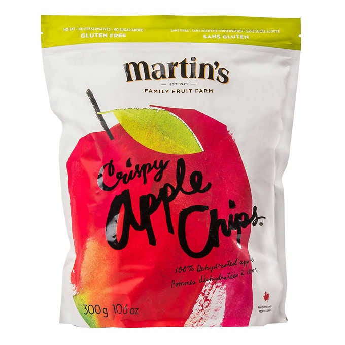 Martin's Apple Chips, Original, 300g/10.6oz, {Imported from Canada}