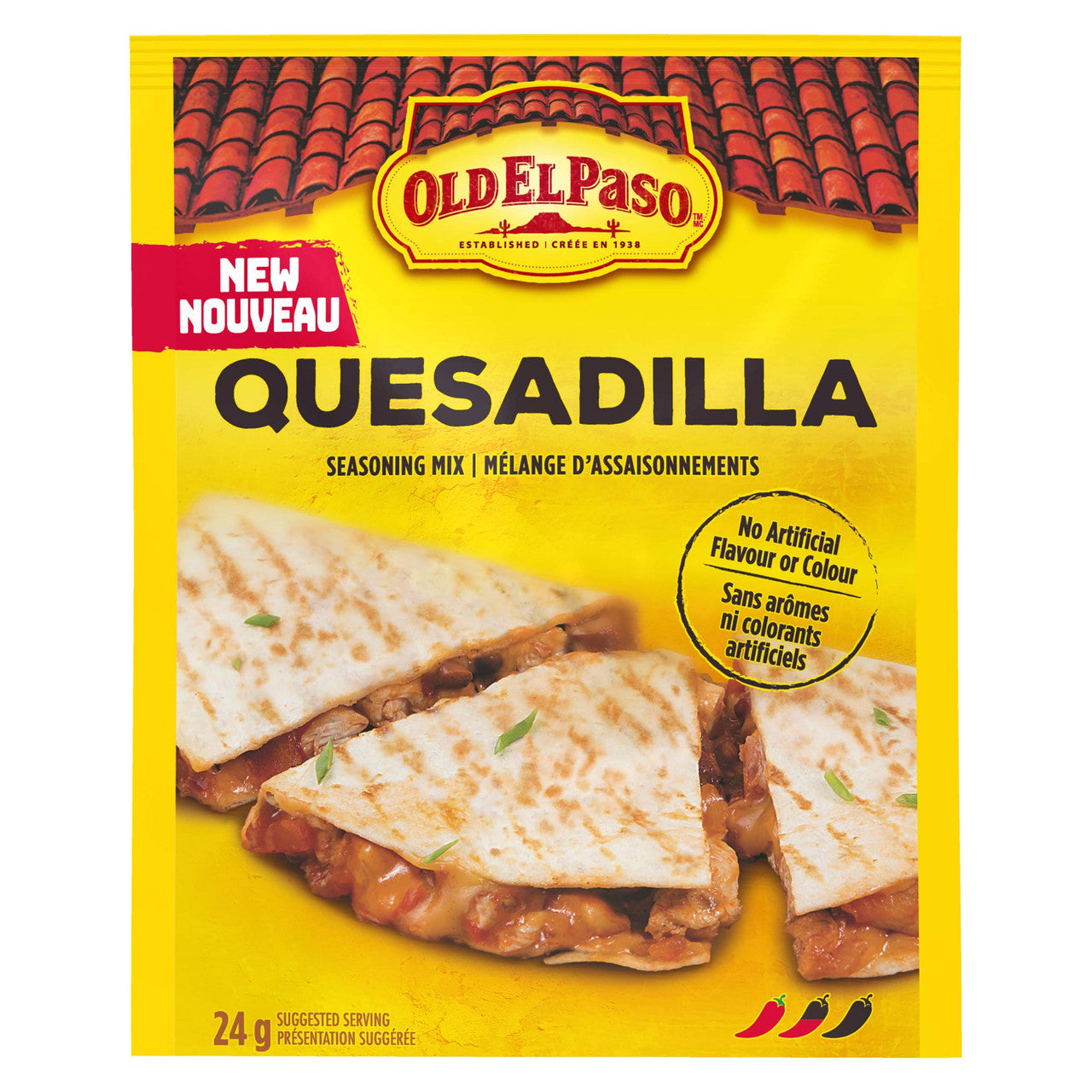 Old El Paso, Quesadilla Seasoning Mix, 24g/0.8oz., {Imported from Canada}