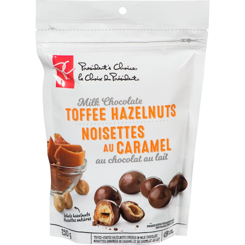 PC Milk Chocolate Toffee Hazelnuts 250g/8.8 oz. {Imported from Canada}