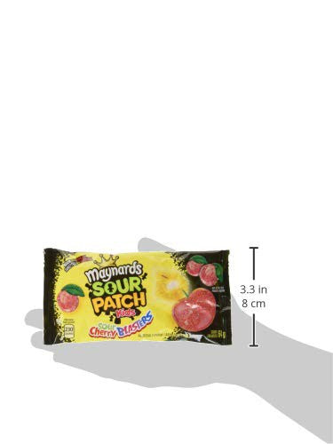 Maynards Sour Cherry Blasters Candy, 64g/2.26oz (18ct), (Imported from Canada)