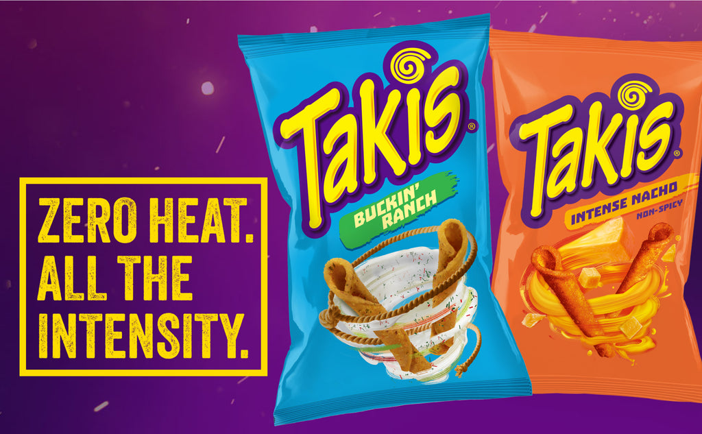 Takis Buckin' Ranch & Intense Nacho Non-Spicy Rolled Tortilla Chips