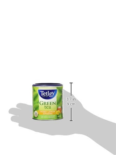 Tetley Honey Lemon Ginseng Green Tea 24ct, 48g/1.7oz (Imported from Canada)