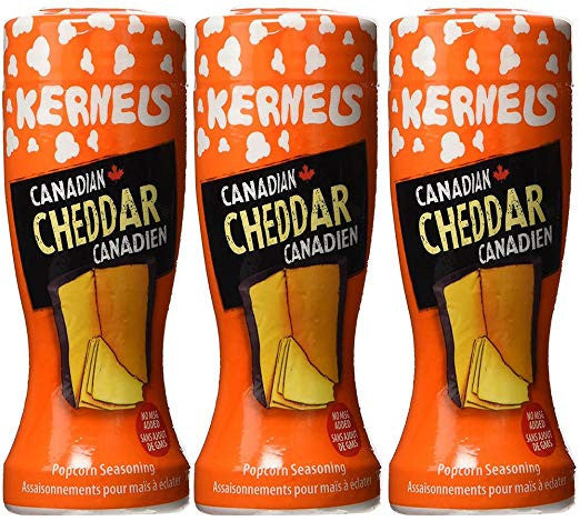 Kernels Popcorn Seasoning Canadian Cheddar 100g/3.5 oz., (3pk) (Canadian)