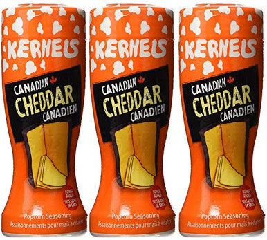 Kernels Popcorn Seasoning Canadian Cheddar 100g/3.5 oz., (3pk) (Canadian)