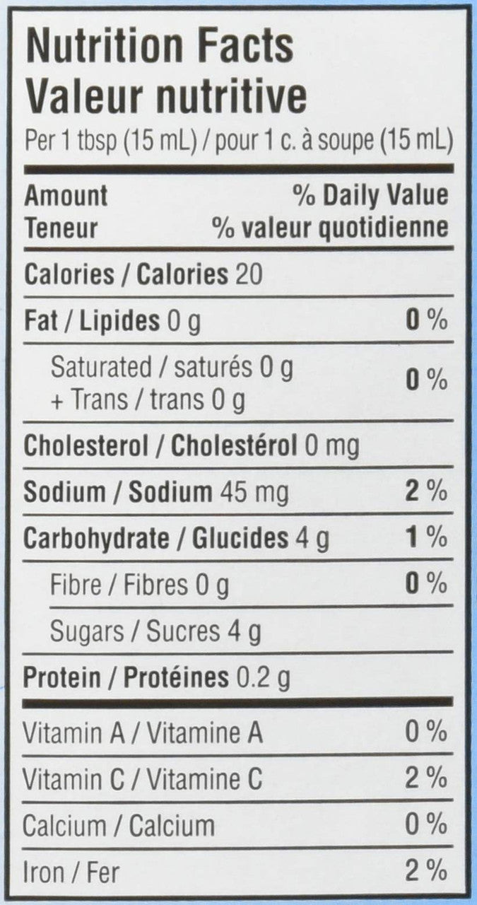 French's, Tomato Ketchup, Low Sodium, 750ml/25.4oz. (Imported from Canada)