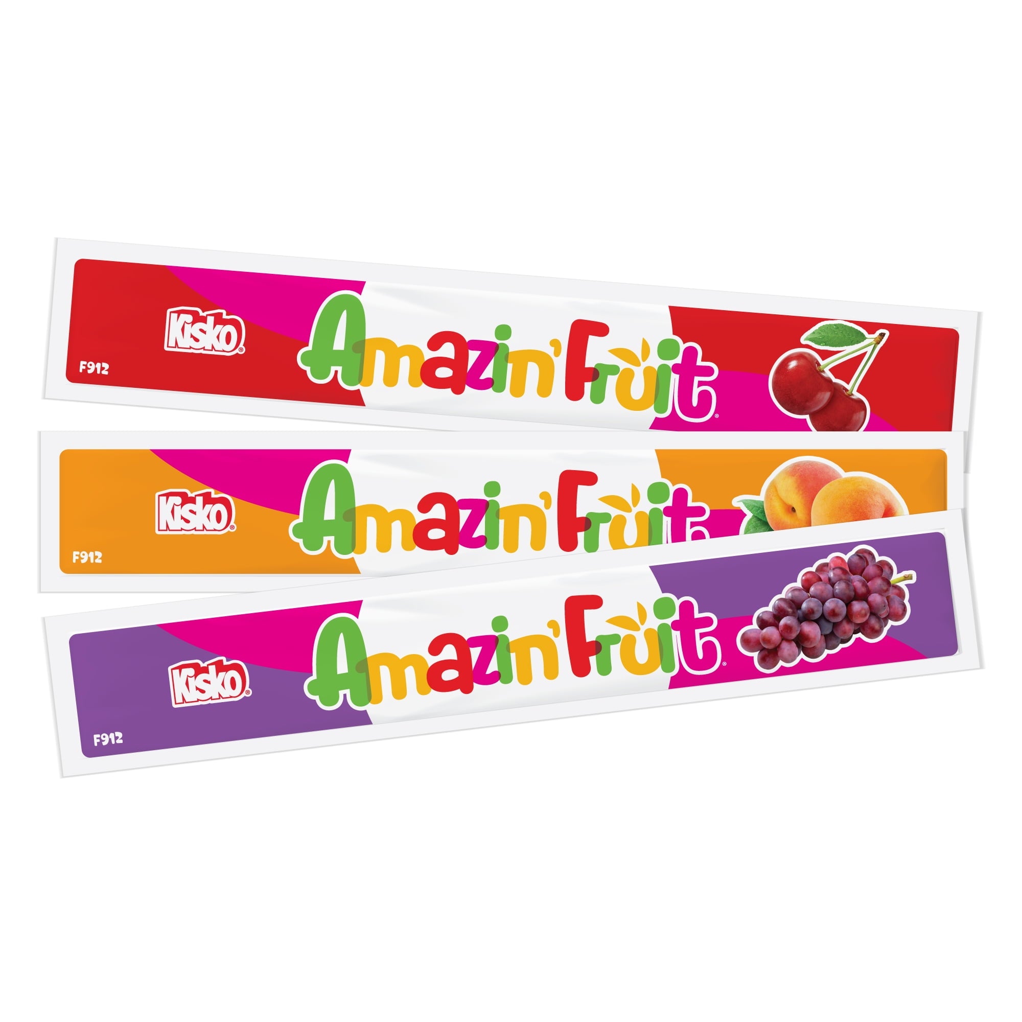 Kisko Amazin' Fruit Freezies, freezie bars of 3 flavors