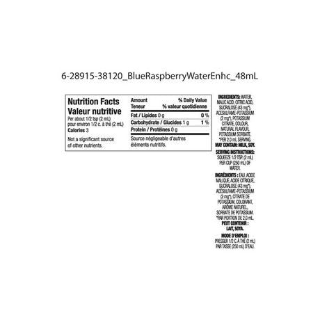 Great Value Blue Raspberry Liquid Water Enhancer, 48ml/1.62oz, (Import