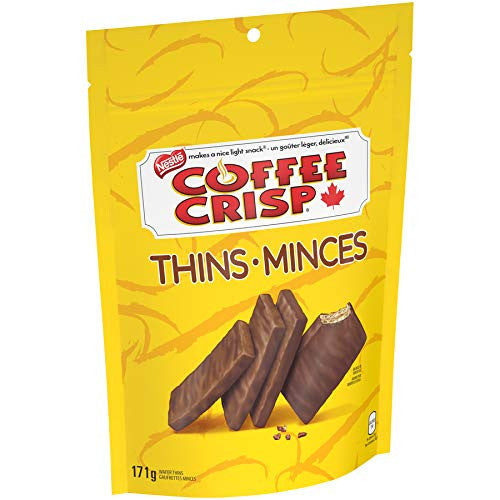 Nestle Coffee Crisp Thins, 171g/6.03oz, (Imported from Canada)