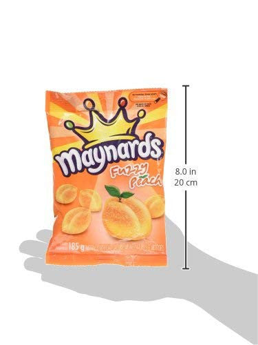 Maynards Fuzzy Peach Gummy Candy, 185g/6.5oz {Imported from Canada}