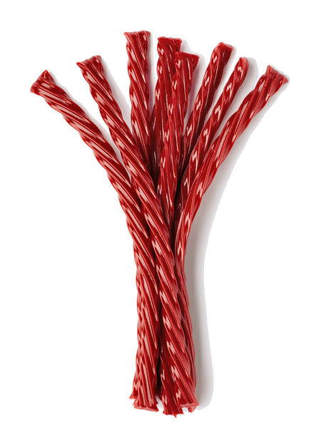 TWIZZLERS Licorice Candy, Strawberry Twizzelators, 24ct/90g bags, (Imported from Canada)