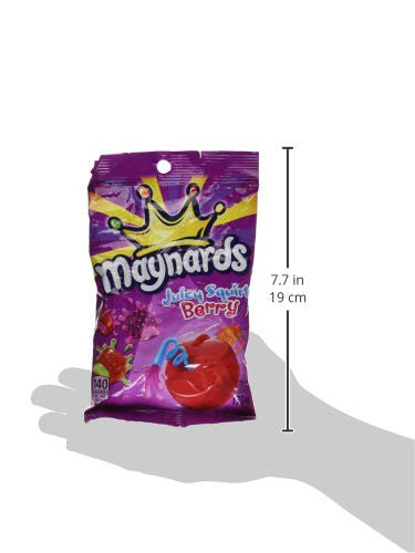 Maynards Juicy Squirts Berry Gummy Candy, 170g/6oz., 12 pack, {Imported from Canada}