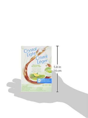 CRYSTAL LIGHT Iced Tea, 30.9g, makes 6 Liters - {Imported from Canada}