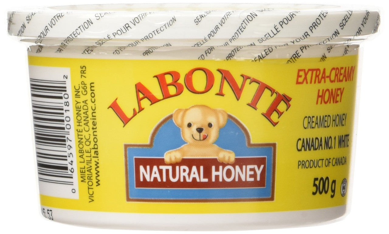 Labonte Extra Creamy, Creamed Honey, 500g/17.6oz., {Imported from Canada}