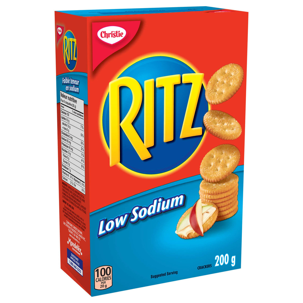 Ritz Low Sodium Crackers, 200g/7oz. (Imported from Canada)