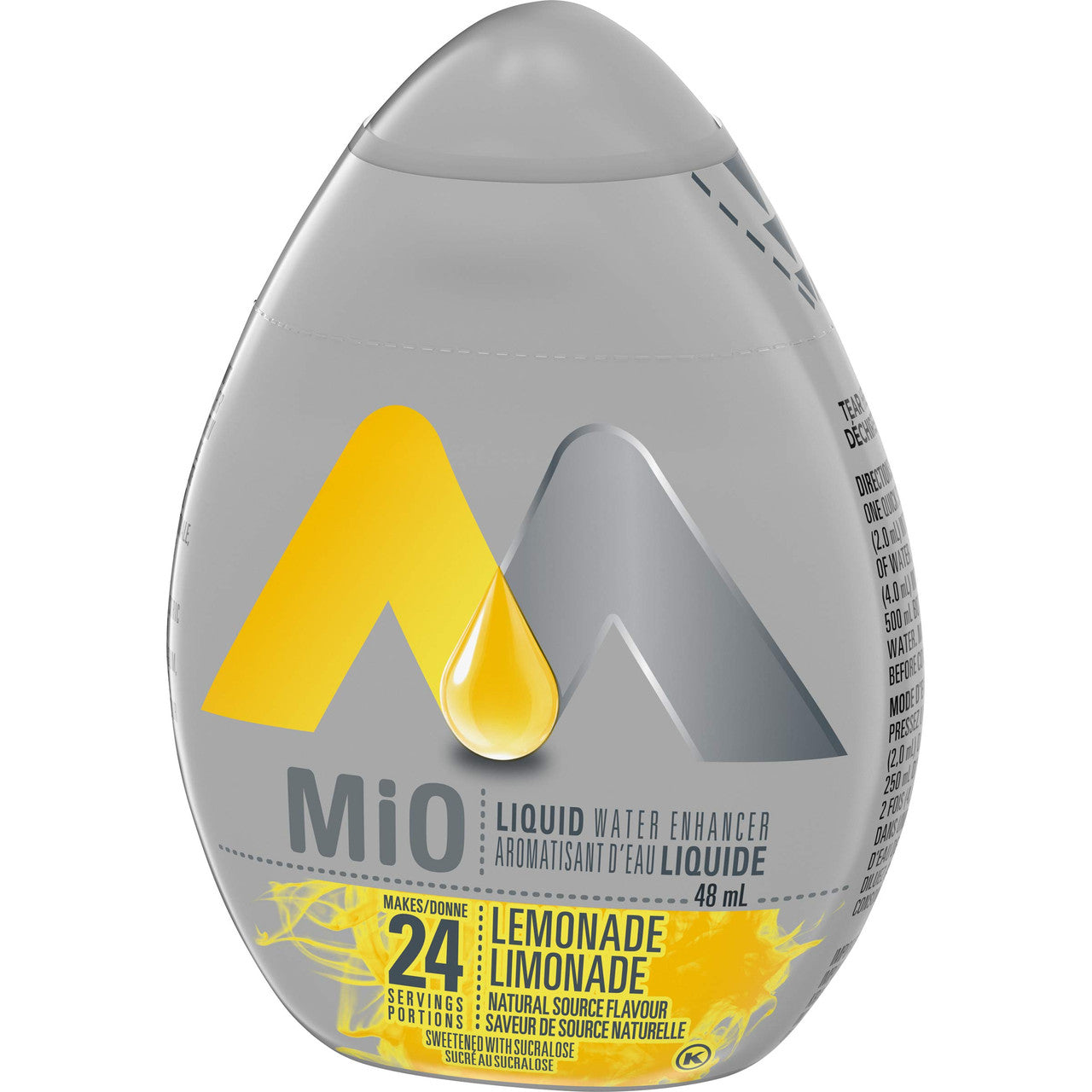MIO Liquid Water Enhancer - Lemonade, 12ct, 48ml Each (Imported from Canada)