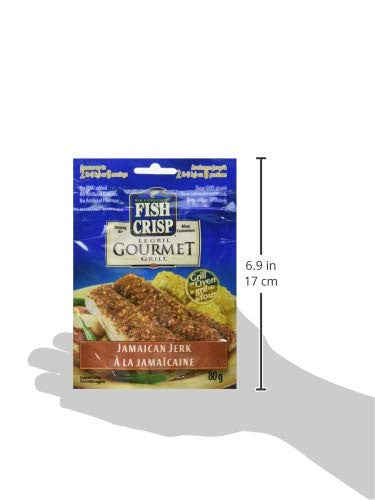 Rocky Madsen Fish Crisp, Seasoned Coating Mix, Jamaican Jerk, 80g/2.8oz, {Imported from Canada}